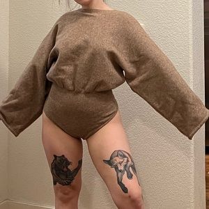 Zara sweater body suit